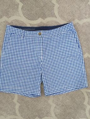 Talbots Blue and White Gingham Women’s Shorts Size 10